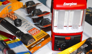 Preparing a bug out bag required having flashlights and batteries