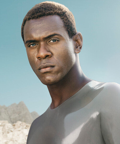 raised-by-wolves-jesse-velez-season-01-episode-01-review-father An image of Father, a black man with short curly hair.